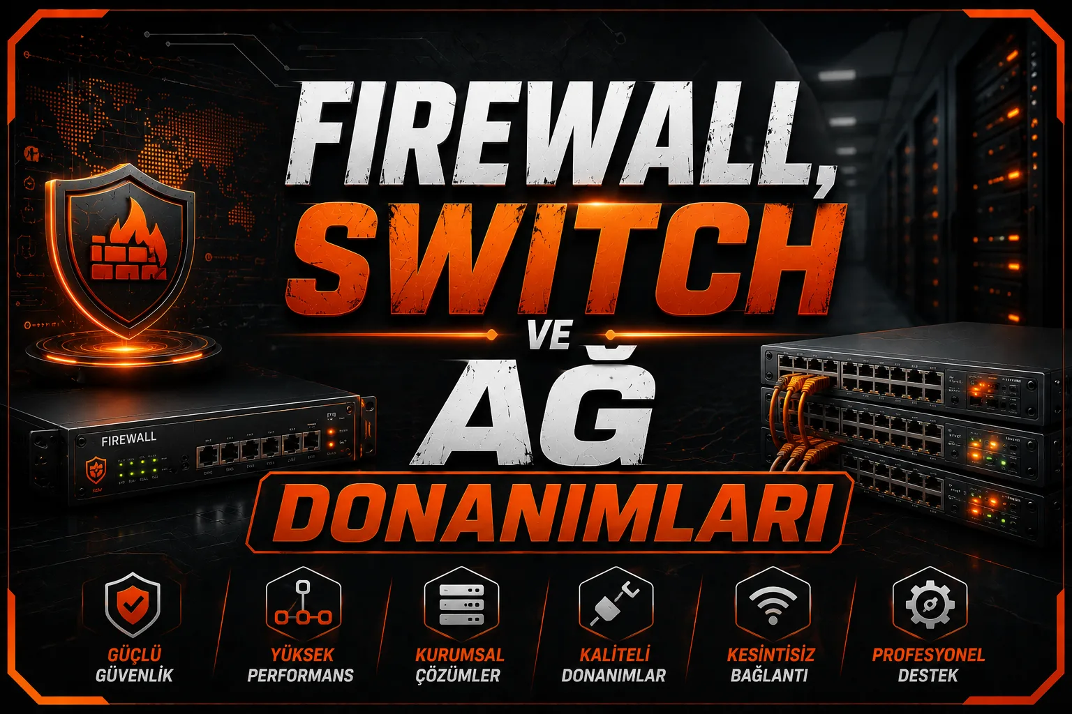 Firewall, Switch ve Ağ Donanımları