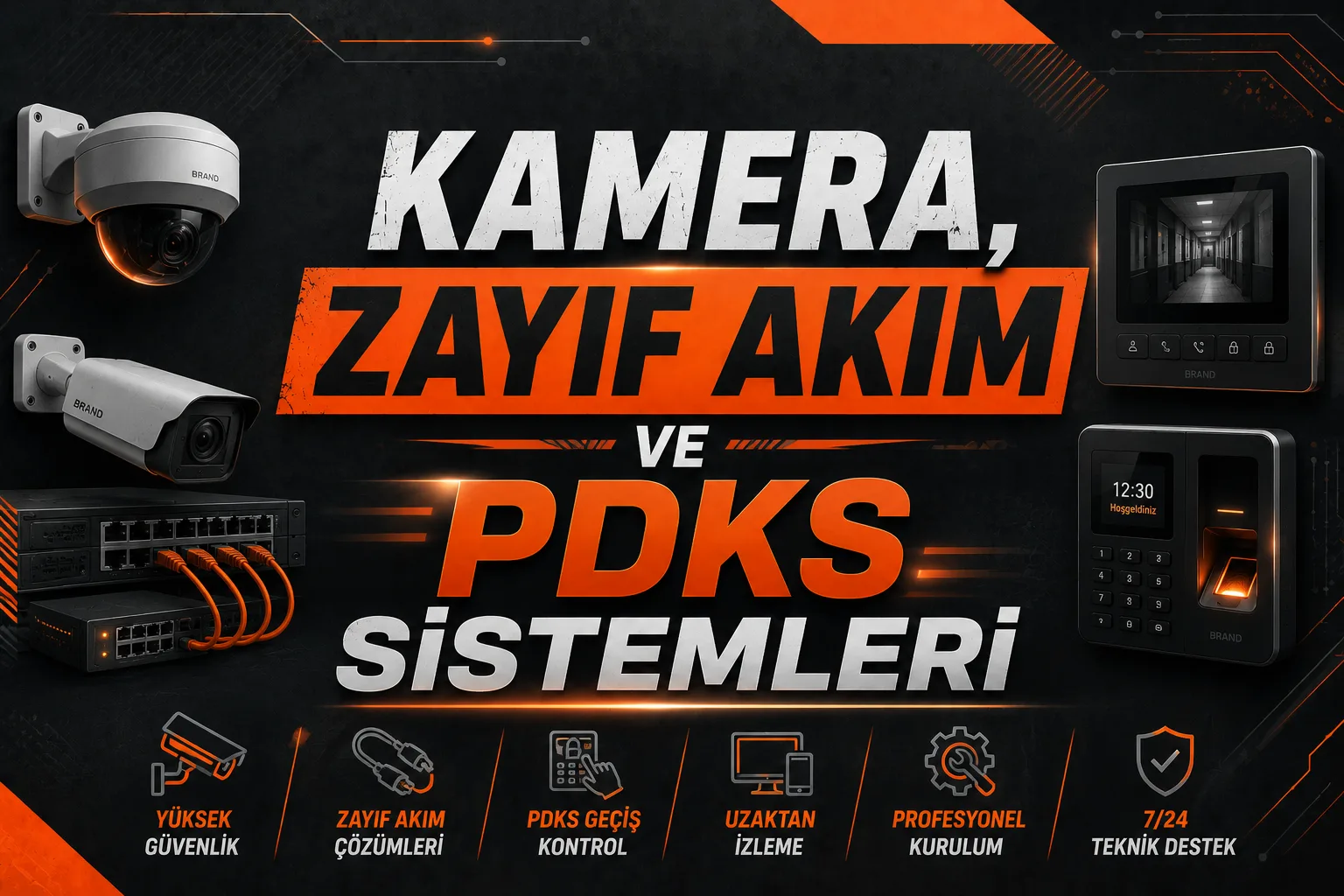 Kamera, Zayıf Akım ve PDKS Sistemleri