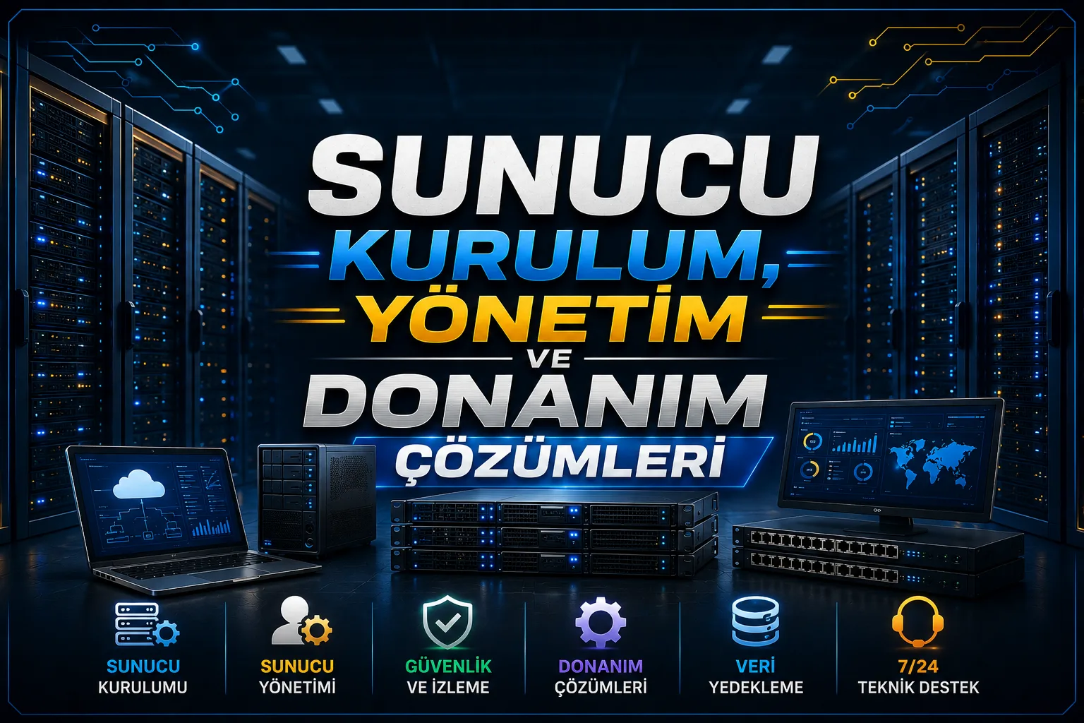 Sunucu Kurulum, Yönetim ve Donanım Çözümleri